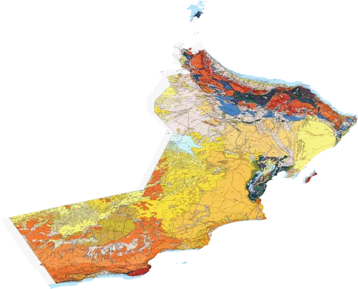 阿曼国家地质图背景